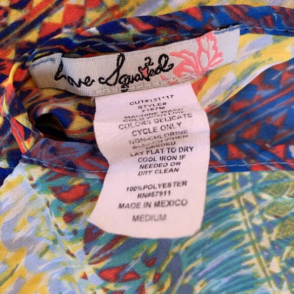 Love Squared BOHO TIE BACK TOP SIZE Medium - Picture 5 of 7